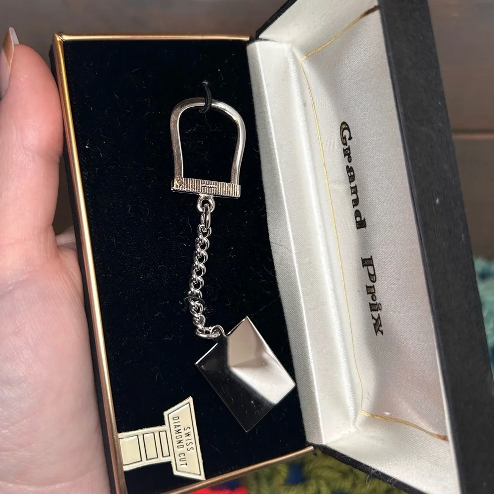 3/$10 Vintage SWANK Grand Prix Keychain
